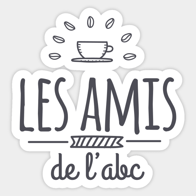 Les Amis de L'ABC 2 Sticker by byebyesally